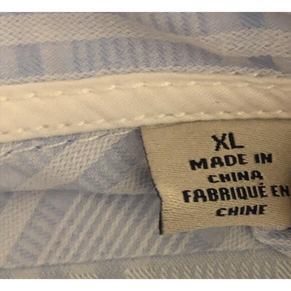 James Campbell Mens Blue Long Sleeve Button Up Shirt Size XL - Picture 6 of 6